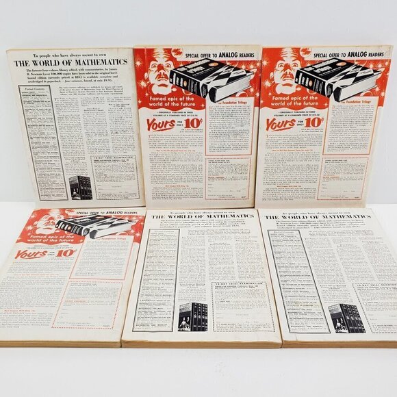 Analog Science Fiction Fact Magazines Full Complete Year 1966 12 Issues Sci-Fi - Picture 5 of 15